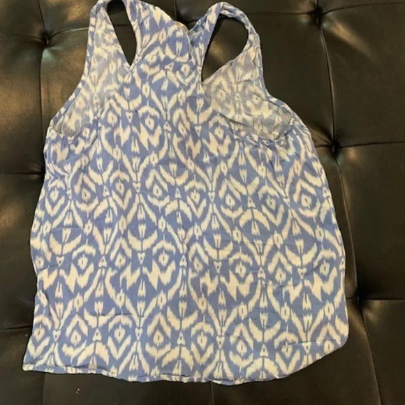 Kenar blue sleeveless tank blouse M - Picture 4 of 5